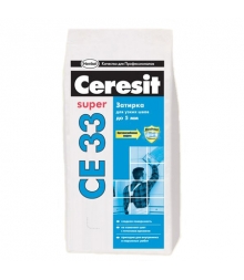 Затирка "Ceresit" СЕ 33 светло-коричневый 55 2кг (мешок) 9шт/уп